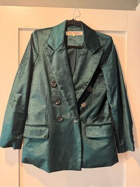 Free People Velvet Ashby Blazer